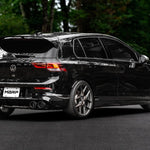 MBRP 2022 Volkswagon Golf R MK8 3in Cat-Back Quad Rear w/ Carbon Fiber Tips Valve Delete Exhaust