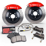 StopTech 15-18 Audi A3/A3 Quattro Silver ST-41 Calipers 328x25mm Slotted Rotors Front Big Brake Kit