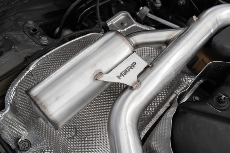 MBRP 2022 VW Golf GTI MK8 T304 SS 3in Cat-Back Exhaust 2.5in Dual Split Rear w/ Carbon Fiber Tips