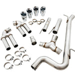 AWE Tuning Audi 8V S3 Track Edition Exhaust w/Chrome Silver Tips 102mm