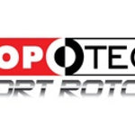 StopTech 15 Audi S3 / 15 Volkswagen Golf R Front BBK w/ Red ST-60 Caliper Slotted 380X32 2pc Rotor