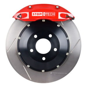 StopTech 06-10 VW Golf/Jetta Front BBK w/ Red ST-40 Caliper Slotted 328x28 Rotor