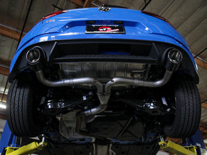 aFe 18-20 VW GTI (MK7.5) 2.0L MACH Force-Xp 3in to 2.5in 304 SS Axle-Back Exhaust System-Black Tips - Shifted Motorsports
