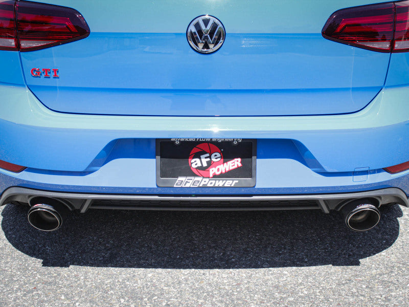 aFe 18-20 VW GTI (MK7.5) 2.0L MACH Force-Xp 3in to 2.5in 304 SS Axle-Back Exhaust System- Carb. Tips - Shifted Motorsports